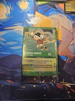Disney Lorcana Scrooge McDuck 36/P3 Promo Foil Sealed Cello Holo NM DuckTales - Image 1