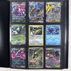 100+ Pokemon Card Lot Modern and Vintage Binder Collection ( Binder Included) - Image 1