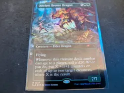 MTG Magic the Gathering FOIL Ancient Bronze Dragon SLD! - Image 1