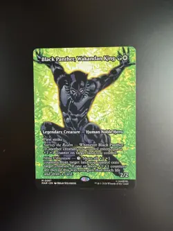 MTG Marvel Super Heroes Black Panther, Wakandan King Showcase 0087 Non-Foil - Image 1
