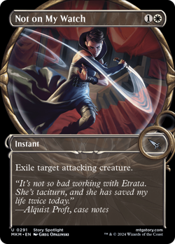 x1 Not on My Watch MKM MTG 291 SHOWCASE UNCOMMON M/NM 1x - Image 1