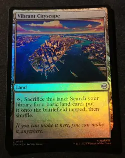 Vibrant Cityscape - Foil - SPM - MTG - EN - NM - 0188 - Image 1