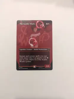 The Scarlet Witch (Borderless) Marvel Super Heroes Regular NM MTG - Image 1