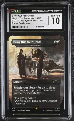 BURIED ALIVE Secret Lair Bring Out Your Dead! CGC 10 MTG Monty Python - Image 1