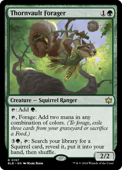 Thornvault Forager (REGULAR) x1 - MTG Bloomburrow BLB #197 - Image 1