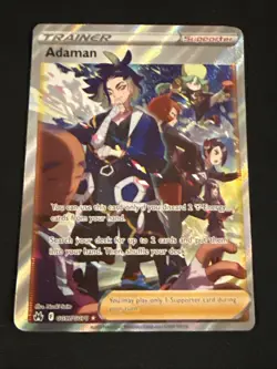 Adaman GG57/GG70 Crown Zenith Galarian Gallery NM Full Art Pokemon Card - Image 1