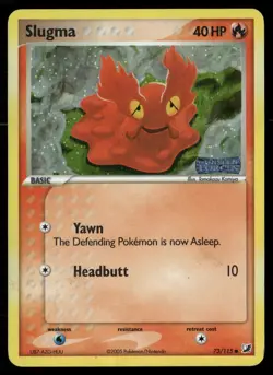 Slugma 73/115 Common Unseen Forces Pokemon Reverse Holo HP - Image 1
