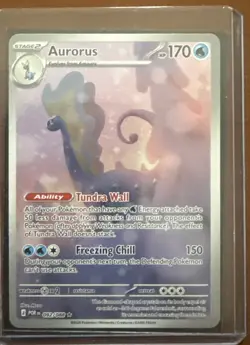 Pokemon: Aurorus 092/088 Illustration Rare Pokemon Perfect Order NM/M - Image 1