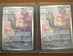Pokemon: Aurorus 092/088 Illustration Rare Pokemon Perfect Order NM/M - Image 2