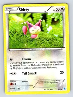 Skitty 27/30 XY Trainer Kit Latios Pokemon Near Mint - Image 1