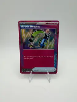 Miracle Headset 183/191 Pokemon TCG Scarlet & Violet Surging Sparks Ace Spec - Image 1