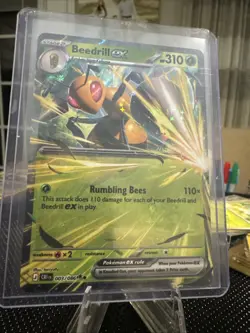 Beedrill ex 3/86 Double Rare Pokemon Chaos Rising ME04 NM - Image 1