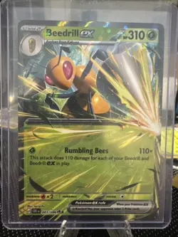 Beedrill ex 3/86 Double Rare Pokemon Chaos Rising ME04 NM - Image 2