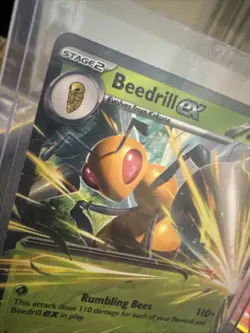Beedrill ex 3/86 Double Rare Pokemon Chaos Rising ME04 NM - Image 3