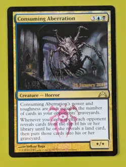 FOIL PROMO Consuming Aberration x1 Gatecrash Prerelease PROMO 1x MTG - Image 1