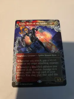 Arana Heart of the Spider - Borderless - MtG Spider-Man - NM - Image 1