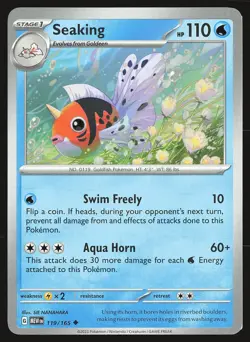 SV: Scarlet & Violet 151 Seaking #119/165 Uncommon Pokemon Card - Image 1