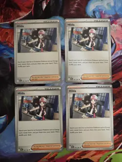 (x4) Hilda 084/086 Uncommon SV: White Flare Pokemon TCG PLAYSET 4x - Image 1