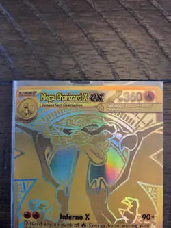 Mega Charizard x ex 130/94 Gold Ultra Rare - Phantasmal Flames - NM- Pokemon - Image 5