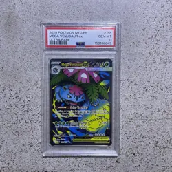 Mega Venusaur Ex 155/132 Full Art Ultra Rare Pokemon Card PSA 10 GEM MINT - Image 1