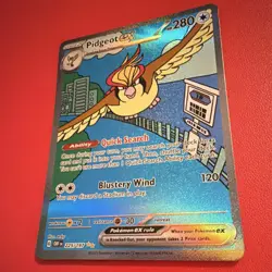 Pokemon Pidgeot ex SIR Holo Ultra Rare 225/197 280 HP EN - Image 3