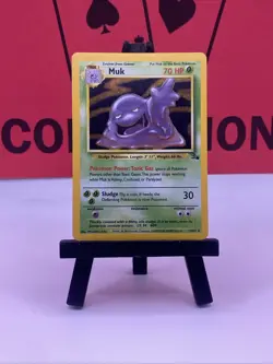 Muk 13/62 Fossil Holo Rare 1999 WOTC Pokemon TCG MP - Image 2