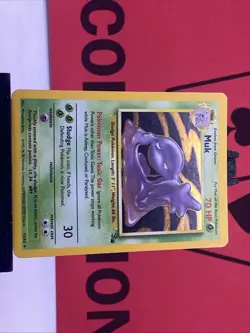 Muk 13/62 Fossil Holo Rare 1999 WOTC Pokemon TCG MP - Image 4