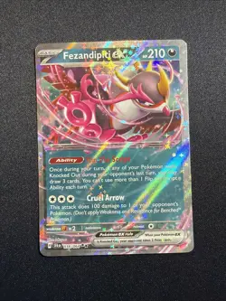 Fezandipity ex - 038/064 - Double Rare - Pokemon TCG Card Shrouded Fable - NM - Image 1