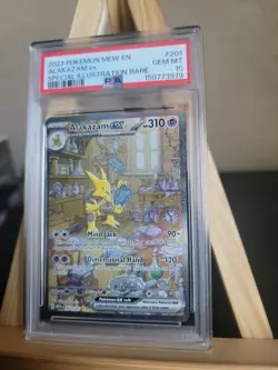 Pokemon Alakazam EX TCG Card 201/165 Scarlet & Violet 151 SIR, PSA 10 ENGLISH - Image 3