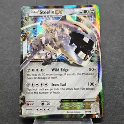 Pokemon Steelix EX Card 67/114 XY Steam Siege LP+ - Image 1