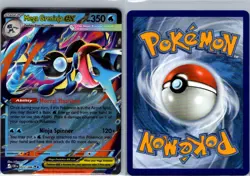 MEGA GRENINJA EX 022/086 DOUBLE RARE CHAOS RISING HOLO - Image 3