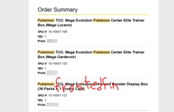Pokemon Center 2x ETB Mega Evolution (Lucario & Gardevoir) PRESALE - Image 2