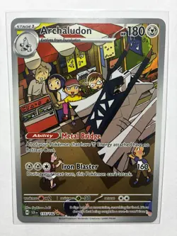 Archaludon 155/142 Pokemon TCG SV07: Stellar Crown Illustration Rare NM - Image 1