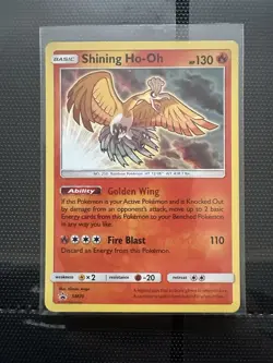 Shining Ho-Oh SM70 Black Star Promo Pokemon Card NM Sun & Moon - Image 1
