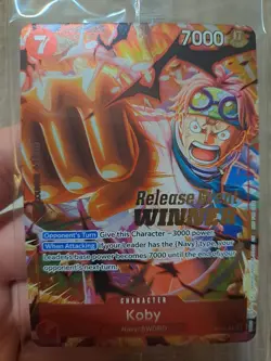 Koby P-092 OP-12 Release Event Winner - One Piece Promo Card (Sealed) - Image 2
