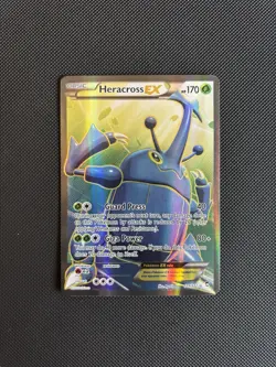 Heracross EX 105/111 Full Art Pokemon XY Furious Fists - LP - Image 1