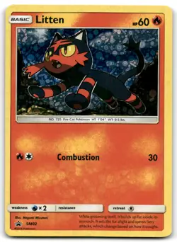 Litten SM02 Holo General Mills Promo Pokemon - Image 1