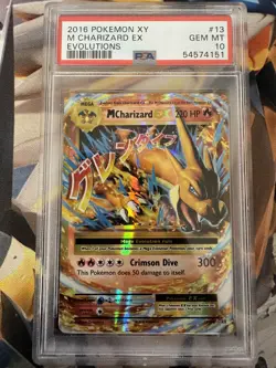 2016 Pokemon XY Evolutions 13 M Charizard EX PSA 10 54574151 New Cards - Image 1