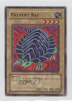 Prevent Rat Unlimited YuGiOh Metal Raiders #MRD-084 2002 READ - Image 1