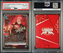 PSA10 Sukuna SR Parallel 2 Star Jujutsu Kaisen Union Arena Card Japanese - Image 3