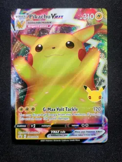 Pikachu VMAX SWSH062 / Pikachu V Promo SWSH143 (Celebrations 2x Card Combo) - Image 2