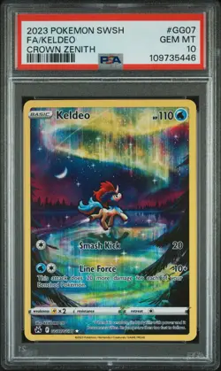 Keldeo GG07/GG10 PSA 10 Galarian Gallery Holo Pokemon Card Crown Zenith - Image 1