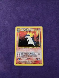 Pokemon TCG Typhlosion Neo Genesis Holo Card 18/111 NM - Image 1