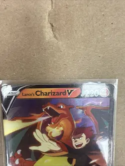 OVERSIZED Pokemon Celebrations Lance's Charizard V SWSH133 Promo JUMBO Card NM+ - Image 3