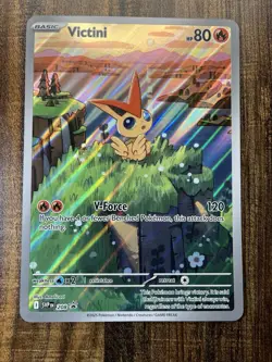 Pokemon Victini SVP 208 JUMBO Card Black Bolt White Flare Promo 2025 Oversized - Image 1