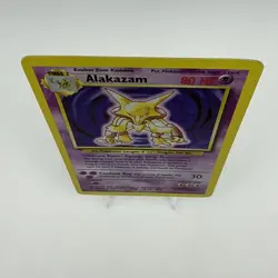 Alakazam 1/102 Base Set - Holo Pokemon Card - LP - Image 5