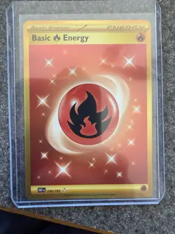 Basic Fire Energy - 230/197 - Pokemon Obsidian Flames Secret Rare Card NM - Image 1