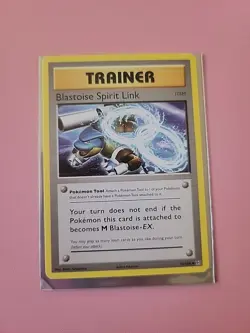 Pokemon Blastoise Spirit Link 73/108 XY Evolutions Trainer Card 2016 English ENG - Image 1