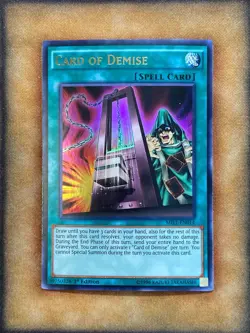 Yugioh Card of Demise MIL1-EN014 Ultra Rare 1st Ed NM - Image 1