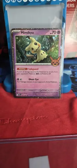 Mimikyu 037/091 Cosmos Holo Trick or Trade 2024 Pokemon Card - Image 1